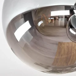 hofstein Gastor Plafonnier, Boule lumineuse Fumé, 3 lumières