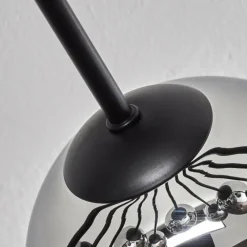 hofstein Gastor Plafonnier Chrome, Fumé, 12 lumières