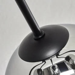 hofstein Gastor Plafonnier Chrome, Fumé, 6 lumières