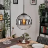 hofstein Gastor Suspension, Boule lumineuse Clair, Fumé, 1 lumière