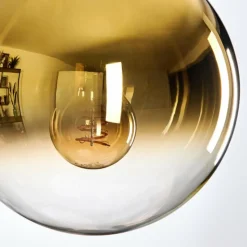 hofstein Gastor Suspension, Boule lumineuse 20 cm Or, Clair, 1 lumière
