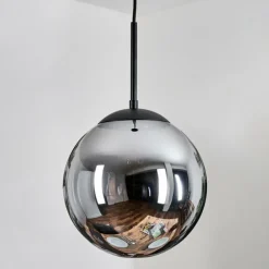 hofstein Gastor Suspension, Boule lumineuse 25 cm Fumé, 1 lumière