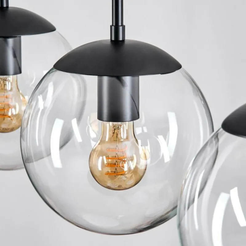 hofstein Gastor Suspension, Boule lumineuse Clair, 3 lumières