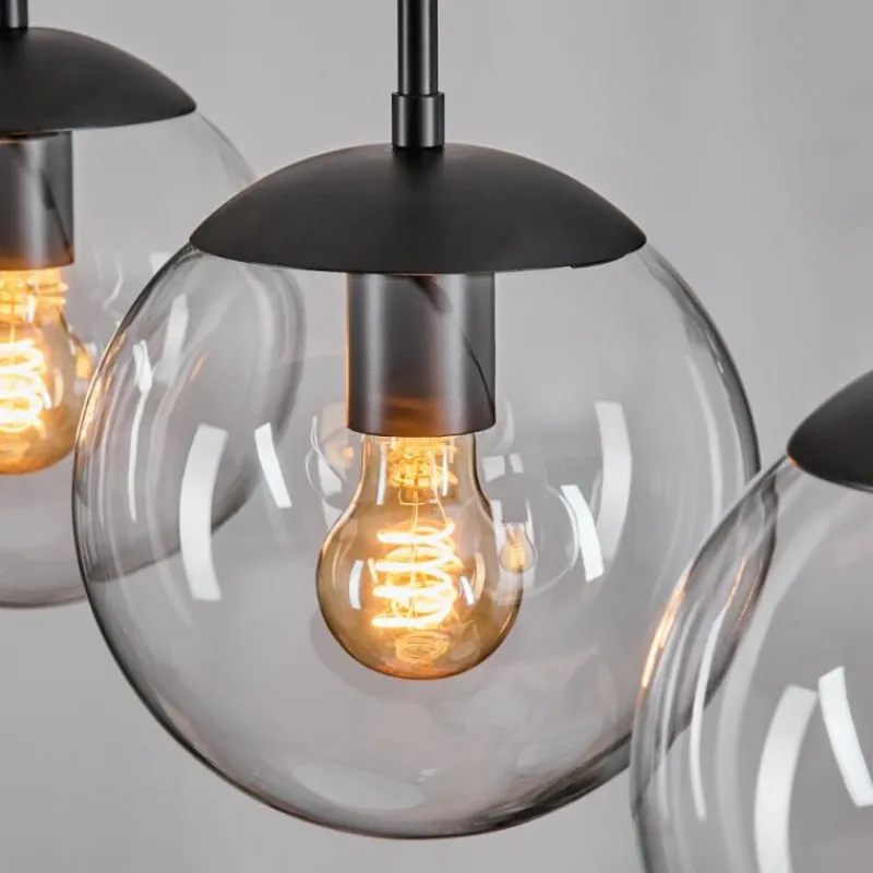hofstein Gastor Suspension, Boule lumineuse Clair, 3 lumières
