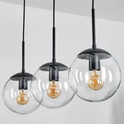 hofstein Gastor Suspension, Boule lumineuse Clair, 3 lumières