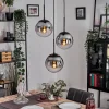 hofstein Gastor Suspension, Boule lumineuse 30 cm Clair, Fumé, 3 lumières