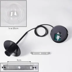 hofstein Gastor Suspension, Boule lumineuse Clair, 1 lumière