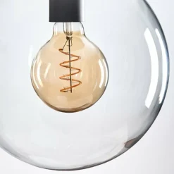 hofstein Gastor Suspension, Boule lumineuse 25 cm Clair, 1 lumière