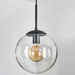 hofstein Gastor Suspension, Boule lumineuse 25 cm Clair, 1 lumière