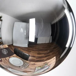 hofstein Gastor Suspension, Boule lumineuse 30 cm Fumé, 1 lumière