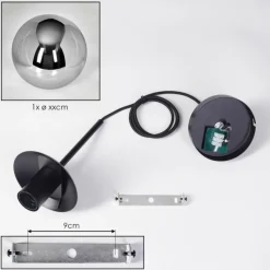 hofstein Gastor Suspension, Boule lumineuse 30 cm Fumé, 1 lumière