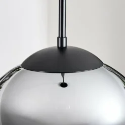 hofstein Gastor Suspension, Boule lumineuse 30 cm Fumé, 1 lumière