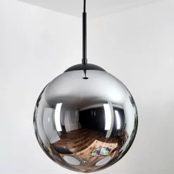 hofstein Gastor Suspension, Boule lumineuse 30 cm Fumé, 1 lumière