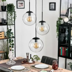 hofstein Gastor Suspension, Boule lumineuse Clair, 3 lumières