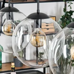 hofstein Gastor Suspension, Boule lumineuse, Suspension Clair, 3 lumières