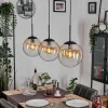 hofstein Gastor Suspension, Boule lumineuse, Suspension Ambre, Clair, 3 lumières