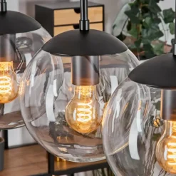 hofstein Gastor Suspension, Boule lumineuse, Suspension Clair, 5 lumières