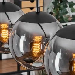 hofstein Gastor Suspension, Boule lumineuse, Suspension Fumé, 5 lumières