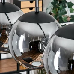 hofstein Gastor Suspension, Boule lumineuse, Suspension Fumé, 5 lumières