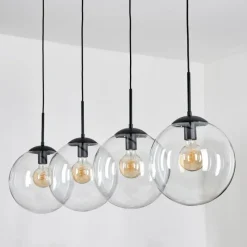 hofstein Gastor Suspension, Boule lumineuse, Suspension Clair, 4 lumières