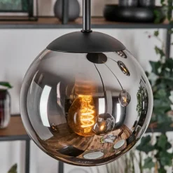 hofstein Gastor Suspension, Boule lumineuse, Suspension Fumé, 5 lumières