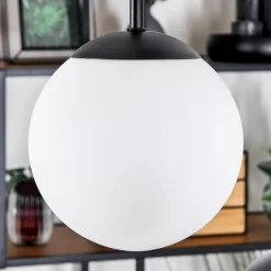 hofstein Gastor Suspension, Boule lumineuse, Suspension Blanc, 5 lumières