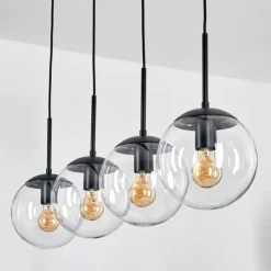 hofstein Gastor Suspension, Boule lumineuse, Suspension Clair, 4 lumières