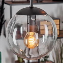 hofstein Gastor Suspension, Boule lumineuse, Suspension Clair, 5 lumières