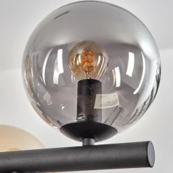 hofstein Gastor Suspension, Boule lumineuse, Suspension Ambre, Fumé, 10 lumières