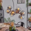 hofstein Gastor Suspension, Boule lumineuse, Suspension Clair, Fumé, 8 lumières