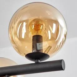hofstein Gastor Suspension, Boule lumineuse, Suspension Ambre, 10 lumières