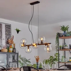 hofstein Gastor Suspension, Boule lumineuse, Suspension Clair, 8 lumières