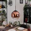 hofstein Gastor Suspension, Boule lumineuse, Suspension 30 cm Clair, Cuivré, 1 lumière