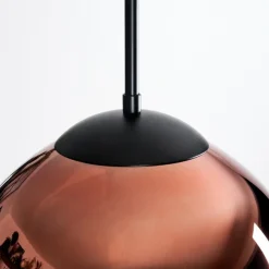 hofstein Gastor Suspension, Boule lumineuse, Suspension Cuivré, 1 lumière