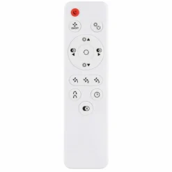 Luminaires Globo Lighting Gatian Ventilateur de plafond lumineux LED Brun foncé, Blanc, 1 lumière, Télécommandes