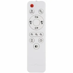 Luminaires Globo Lighting Gatian Ventilateur de plafond lumineux LED Noir, 1 lumière, Télécommandes