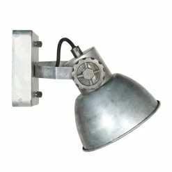 Lampes Industrielles-Luminaires Steinhauer Gearmetal Applique murale, Spot mural Argent Oxydé, 1 lumière