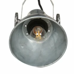 Lampes Industrielles-Luminaires Steinhauer Gearmetal Plafonnier, Spot de plafond Argent Oxydé, 2 lumières