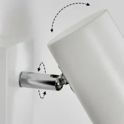 Luminaires Scandinaves-hofstein Gesteira Applique murale, Spot mural Blanc, 1 lumière