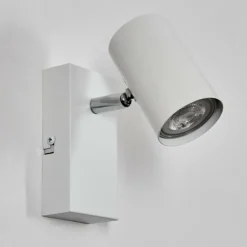 Luminaires Scandinaves-hofstein Gesteira Applique murale, Spot mural Blanc, 1 lumière