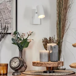 Luminaires Scandinaves-hofstein Gesteira Applique murale, Spot mural Blanc, 1 lumière