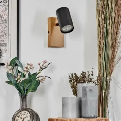 Luminaires Scandinaves-hofstein Gesteira Applique murale, Spot mural Couleur bois, 1 lumière
