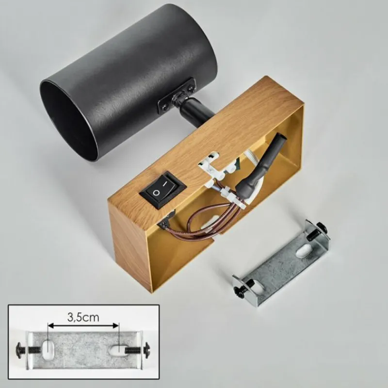 Luminaires Scandinaves-hofstein Gesteira Applique murale, Spot mural Couleur bois, 1 lumière