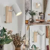 Luminaires Scandinaves-hofstein Gesteira Applique murale, Spot mural Écru, Blanc, 1 lumière