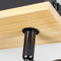 hofstein Gesteira Plafonnier, Spot de plafond Écru, Noir, 2 lumières