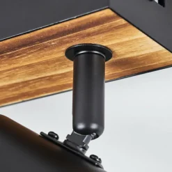 Luminaires Scandinaves-hofstein Gesteira Plafonnier, Spot de plafond Couleur bois, Noir, 2 lumières