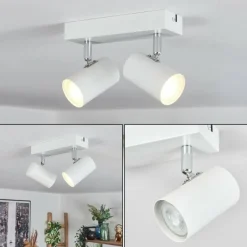 Luminaires Scandinaves-hofstein Gesteira Plafonnier, Spot de plafond Blanc, 2 lumières