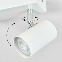 Luminaires Scandinaves-hofstein Gesteira Plafonnier, Spot de plafond Blanc, 2 lumières