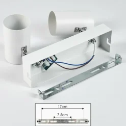 Luminaires Scandinaves-hofstein Gesteira Plafonnier, Spot de plafond Blanc, 2 lumières