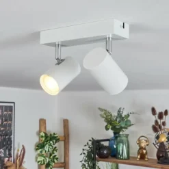 Luminaires Scandinaves-hofstein Gesteira Plafonnier, Spot de plafond Blanc, 2 lumières